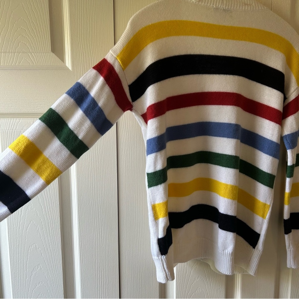 Joie rainbow striped button-up cardigan - Picture 4 of 7